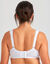 Soutien-gorge embo&icirc;tant jacquard et dentelle - avec armatures (blanc)