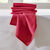 Serviette de table unie - lot de 6 (rouge)