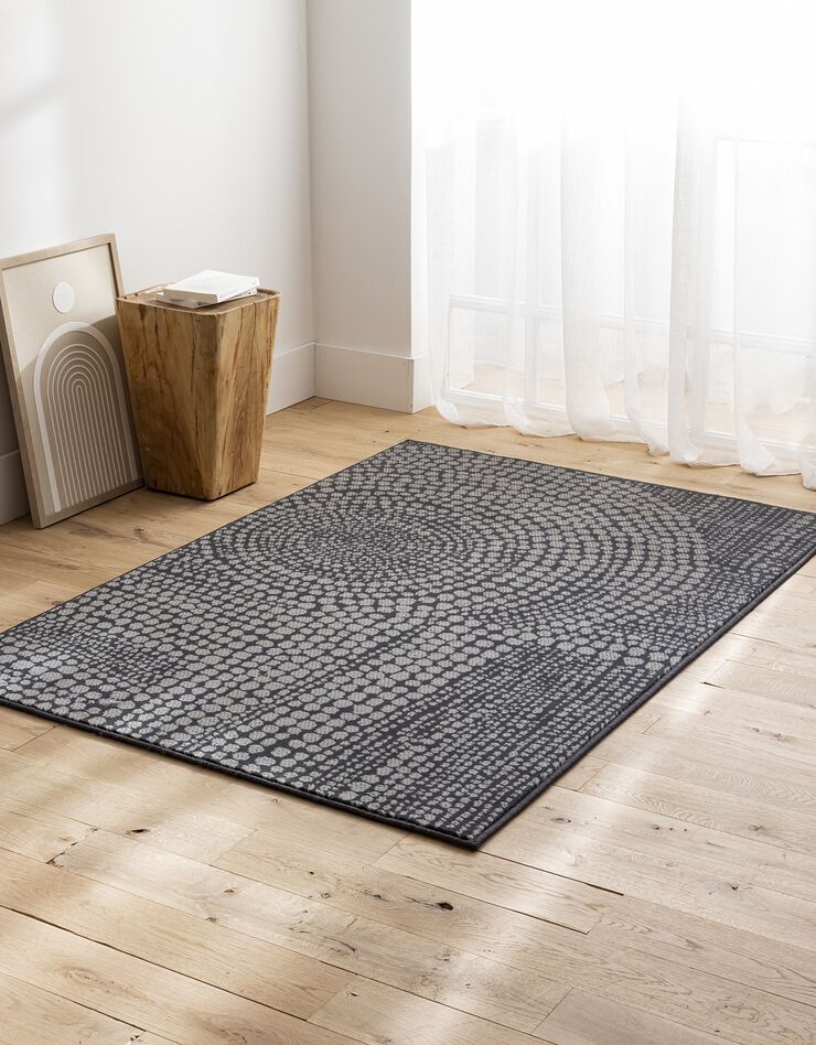 Tapis motifs pointillés (gris anthracite) Tapis motifs pointillés (gris anthracite)