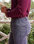 Pantalon 5 poches élastiqué côtés - entrej. 77 cm (anthracite)