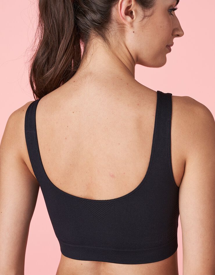 Brassière "Just essential" stretch - sans armatures (noir) Brassière "Just essential" stretch - sans armatures (noir)