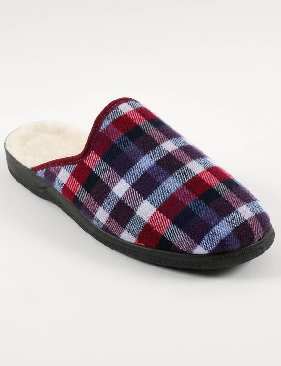 Mules homme fourr&eacute;es - jusqu'au 47 (bordeaux)