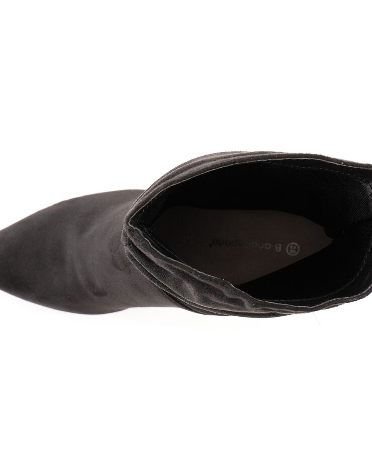 Bottes plissées mi-hautes (noir) Bottes plissées mi-hautes (noir)