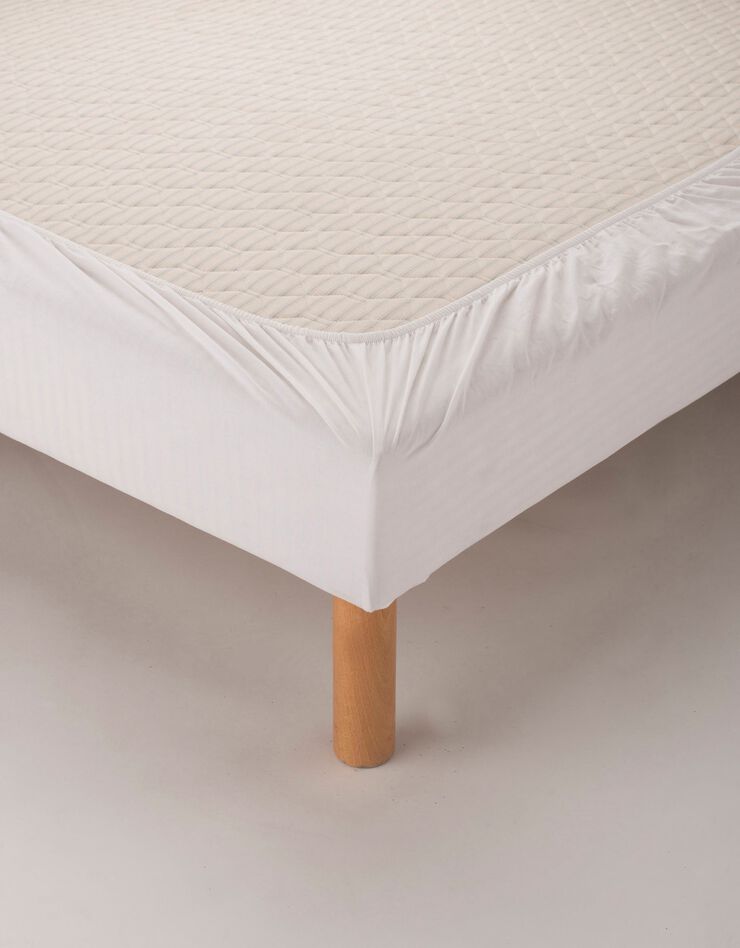 Bande cache-sommier tissu microfibre (blanc) Bande cache-sommier tissu microfibre (blanc)