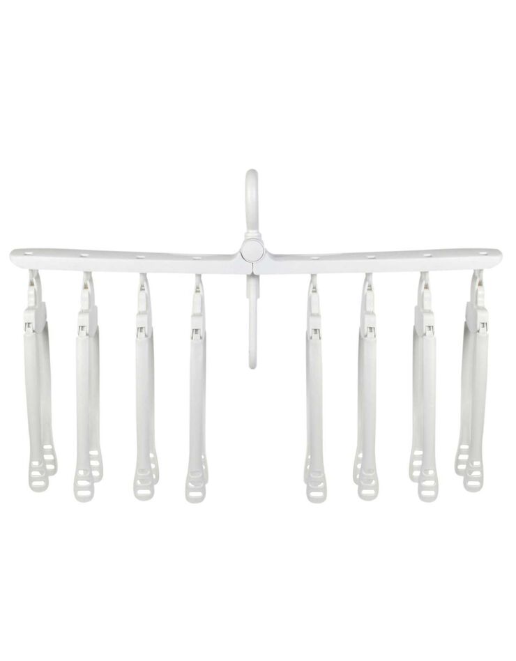 Séchoir à cintres rétractables (blanc) Séchoir à cintres rétractables (blanc)