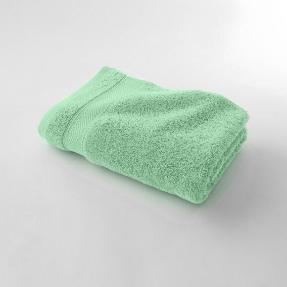 Collection serviettes de bain unies 540g/m2 confort luxe  (amande)