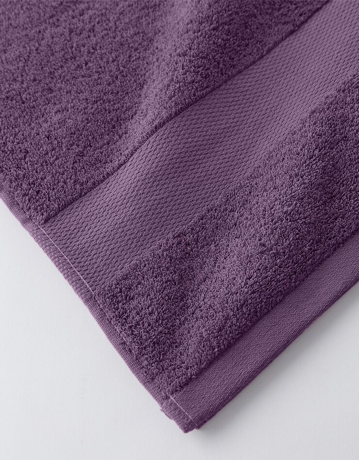 Éponge unie coton modal 500 g/m² (aubergine) Éponge unie coton modal 500 g/m² (aubergine)
