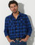 Chemise carreaux écossais flanelle (bleu / marine)