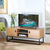 Meuble TV STOCKIES style industriel – 2 portes (naturel)