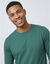 T-shirt col rond manches longues - lot de 3 (noir + vert + tilleul)
