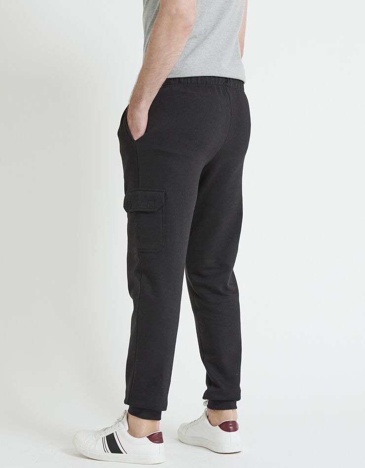 Pantalon molleton cargo (noir) Pantalon molleton cargo (noir)