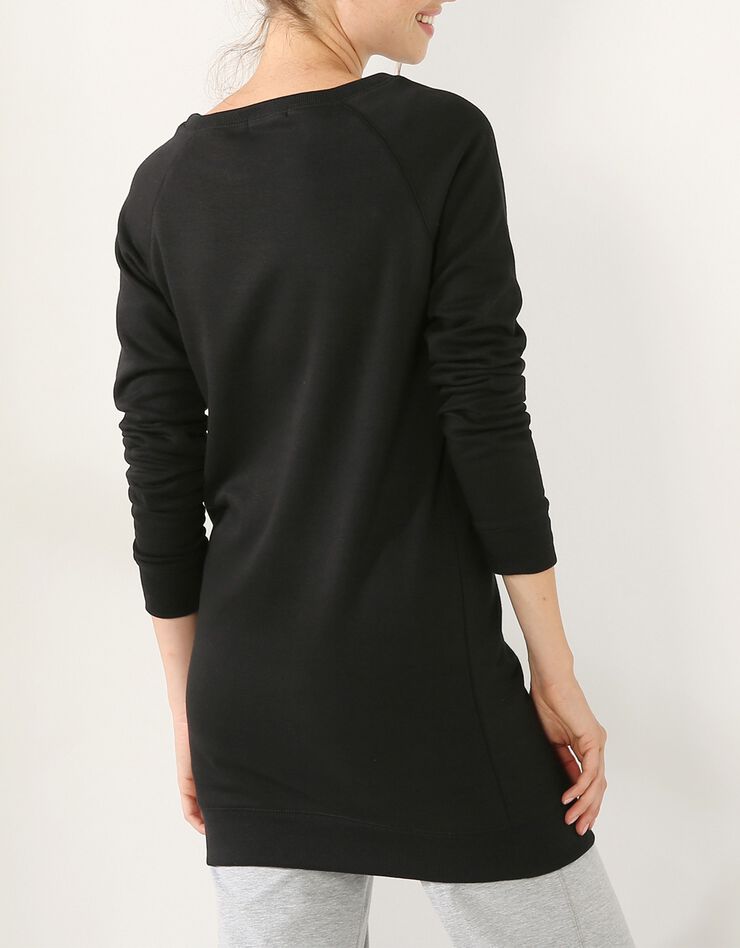 Sweat long molleton (noir) Sweat long molleton (noir)