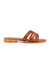 Mules plates en cuir Damia (marron)