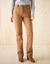Pantalon bootcut, poches plaquées (caramel)