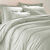 Linge de lit uni - polyester-coton 57 fils/cm&sup2; (gris perle)