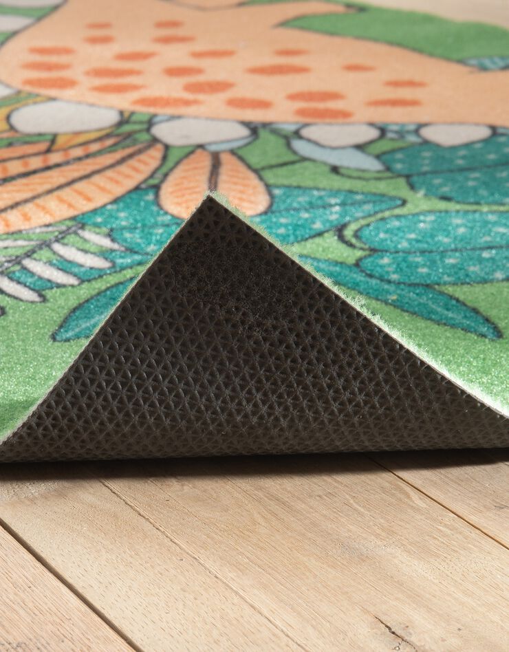 Tapis dinosaure antidérapant (vert)
