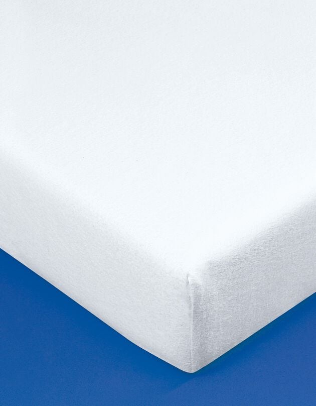 Protège-matelas imperméable luxe antiacariens et Teflon® (blanc)