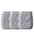 Slip fermé forme midi  - lot de 3 (gris chiné)