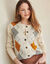 Gilet jacquard motif losanges (&eacute;cru / gris)