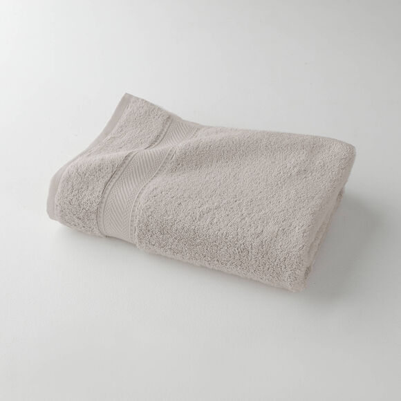 Collection serviettes de bain unies 540g/m2 confort luxe  (sable)