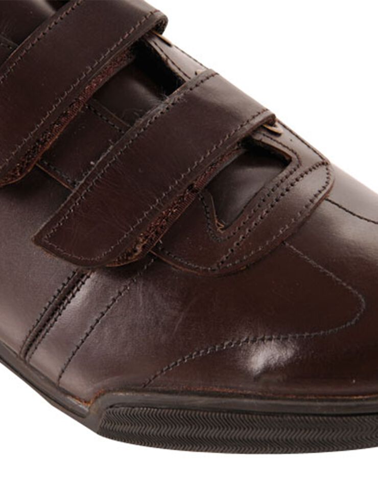 Derbies scratchées en cuir (marron) Derbies scratchées en cuir (marron)