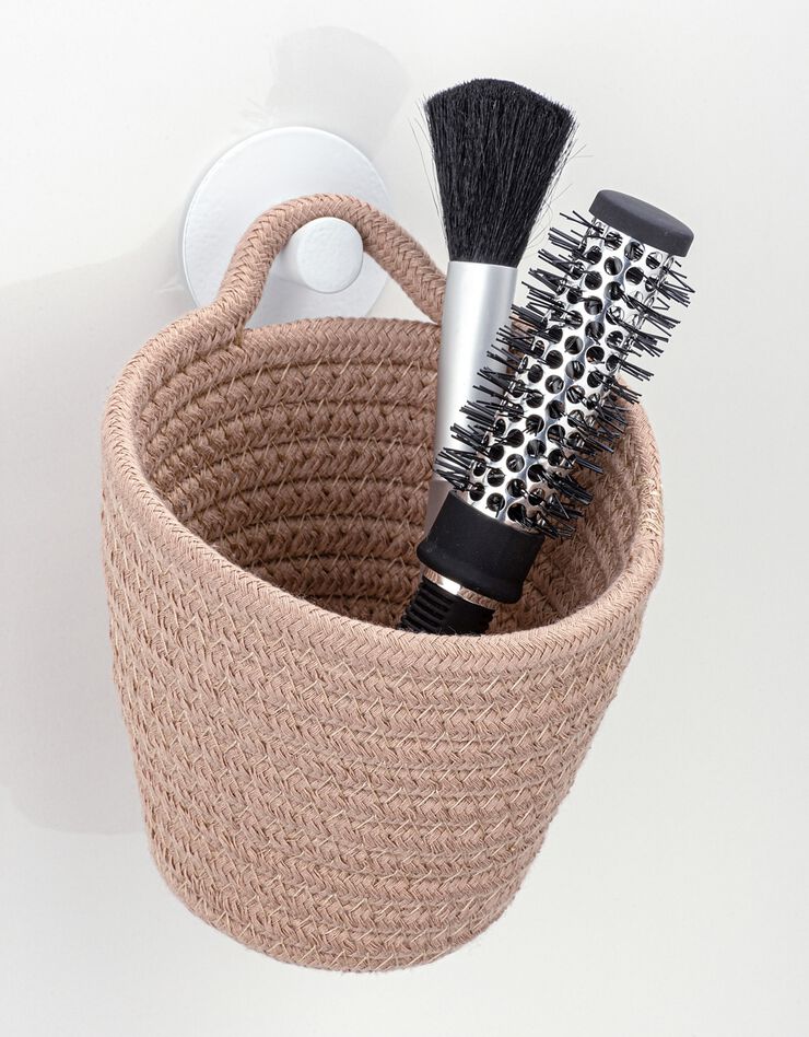 Petit panier de rangement salle de bain (sable) Petit panier de rangement salle de bain (sable)