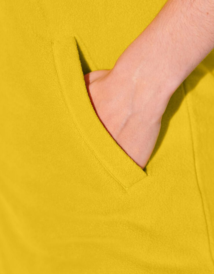 Veste polaire zippée sans manches (jaune) Veste polaire zippée sans manches (jaune)