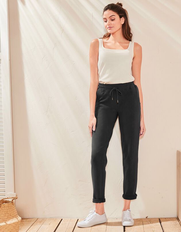 Joggpant taille élastiquée (noir) Joggpant taille élastiquée (noir)