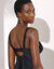 Haut de tankini uni Solaro - avec armatures flexibles (noir)