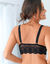 Soutien-gorge dentelle ouverture devant- sans armatures (noir)