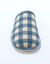 Pantoufles mules à carreaux (bleu jean)