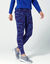 Legging imprimé, style crayonné (marine)