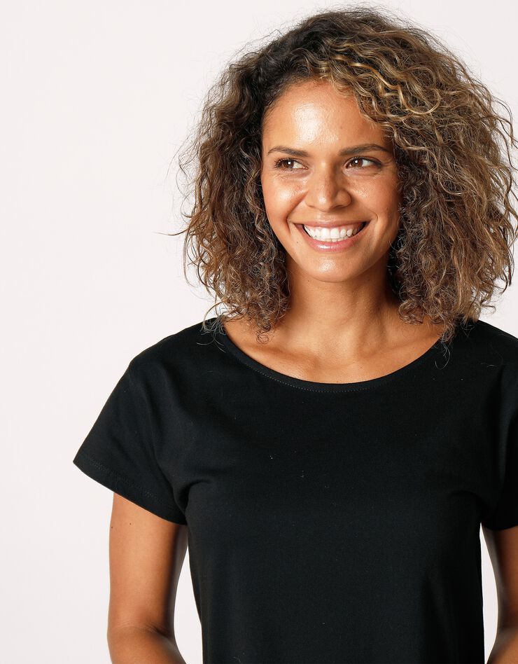 Tee-shirt manches courtes (noir) Tee-shirt manches courtes (noir)