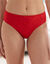 Culotte forme midi taille haute dentelle stretch et tulle Guspini - lot de 2 (rouge)