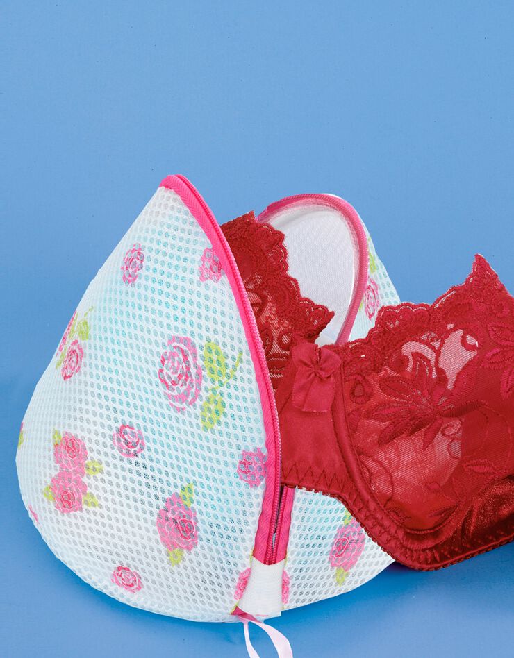 Filet linge spécial lingerie motif roses - lot de 2 (coloris unique) Filet linge spécial lingerie motif roses - lot de 2 (coloris unique)