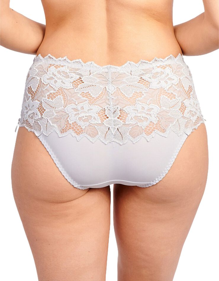 Culotte haute dentelle unie Arum (gris) Culotte haute dentelle unie Arum (gris)