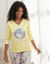 Tee-shirt manches longues "Nature Sauvage" (jaune)