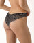 Tanga dentelle effet brillant Arum Party (noir)