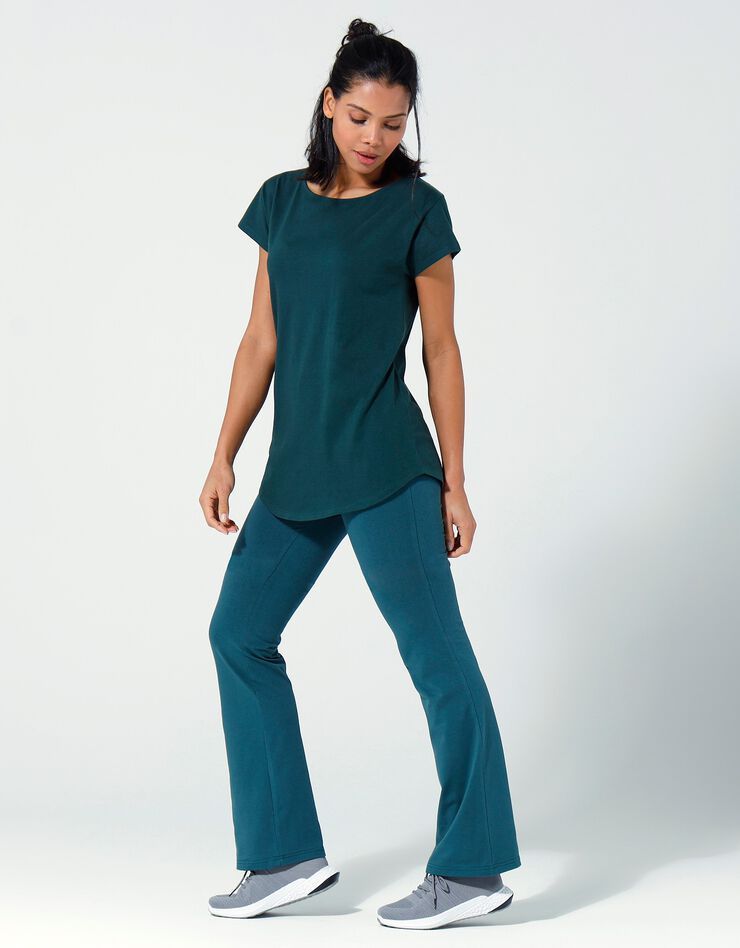 Tee-shirt manches courtes (vert foncé) Tee-shirt manches courtes (vert foncé)