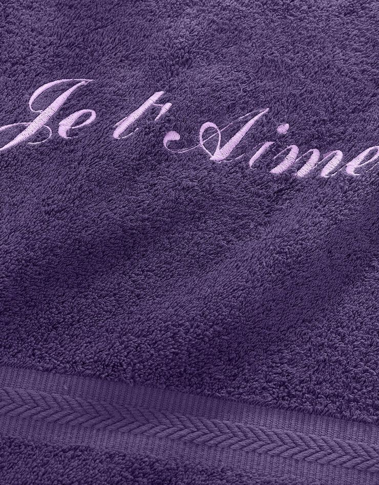 Serviette éponge personnalisable confort moelleux (aubergine) Serviette éponge personnalisable confort moelleux (aubergine)