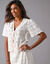 Blouse à nouettes, broderie anglaise (écru)