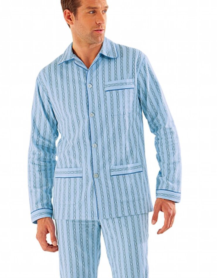 Pyjama - popeline coton (bleu) Pyjama - popeline coton (bleu)