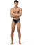 Slip de bain Medley Logo Speedo® (noir / turquoise)