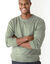 Pull uni col rond (vert amande)