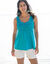 Débardeur fluide macramé (turquoise)