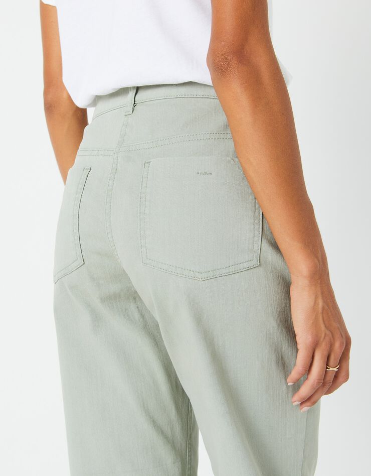 Jean stretch coupe mom couleur, spécial petites (kaki clair) Jean stretch coupe mom couleur, spécial petites (kaki clair)