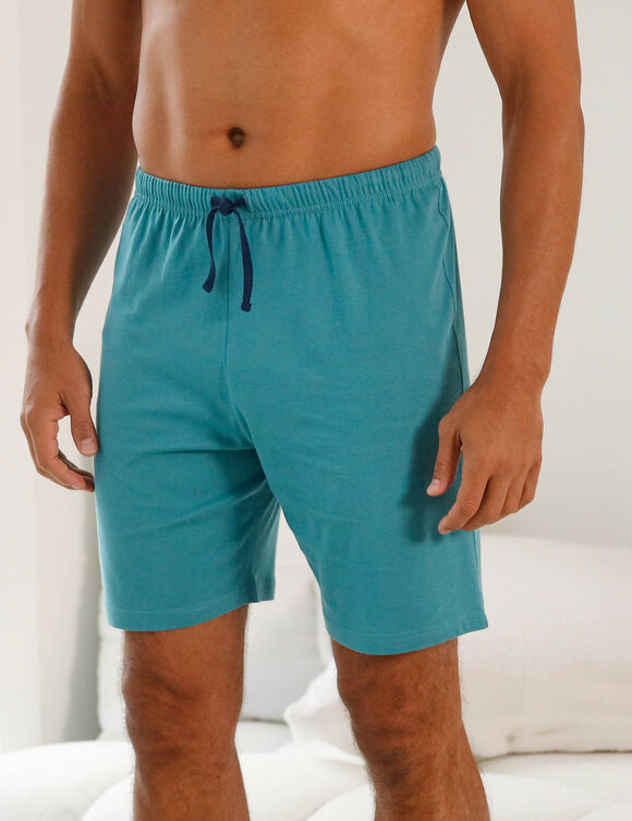 Short de pyjama coton  (céladon)