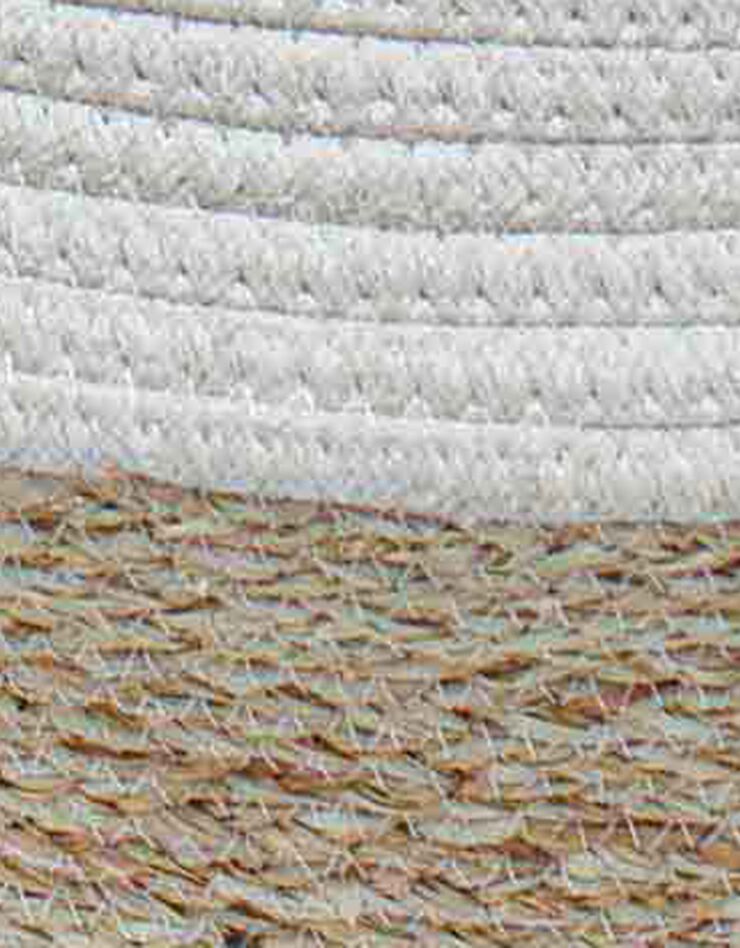 Panier de rangement déco Osinella blanc cassé (blanc) Panier de rangement déco Osinella blanc cassé (blanc)