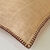 Coussin uni coton texturé (taupe)