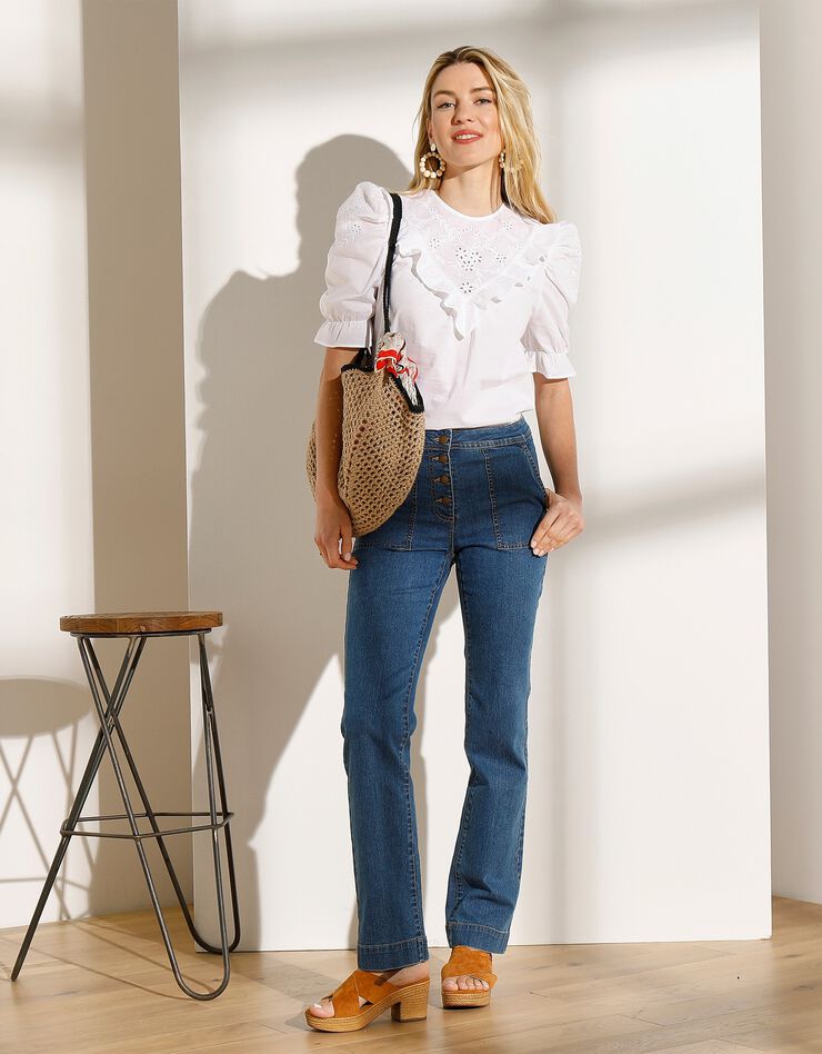 Blouse broderie anglaise (blanc) Blouse broderie anglaise (blanc)